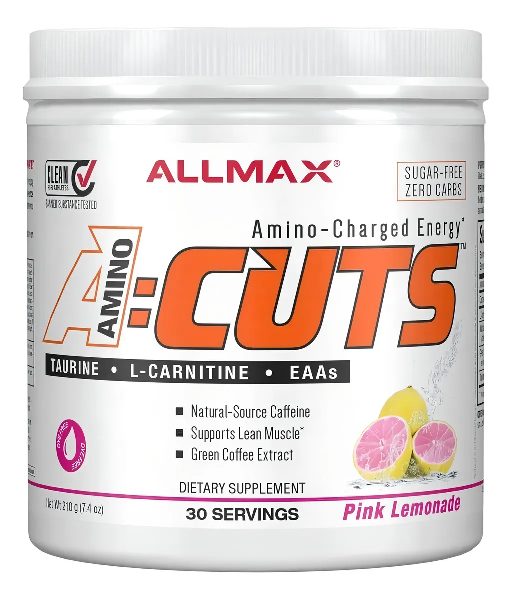 Aminoácidos Allmax Amino Cuts BCAA 30 Porciones Piña Colada