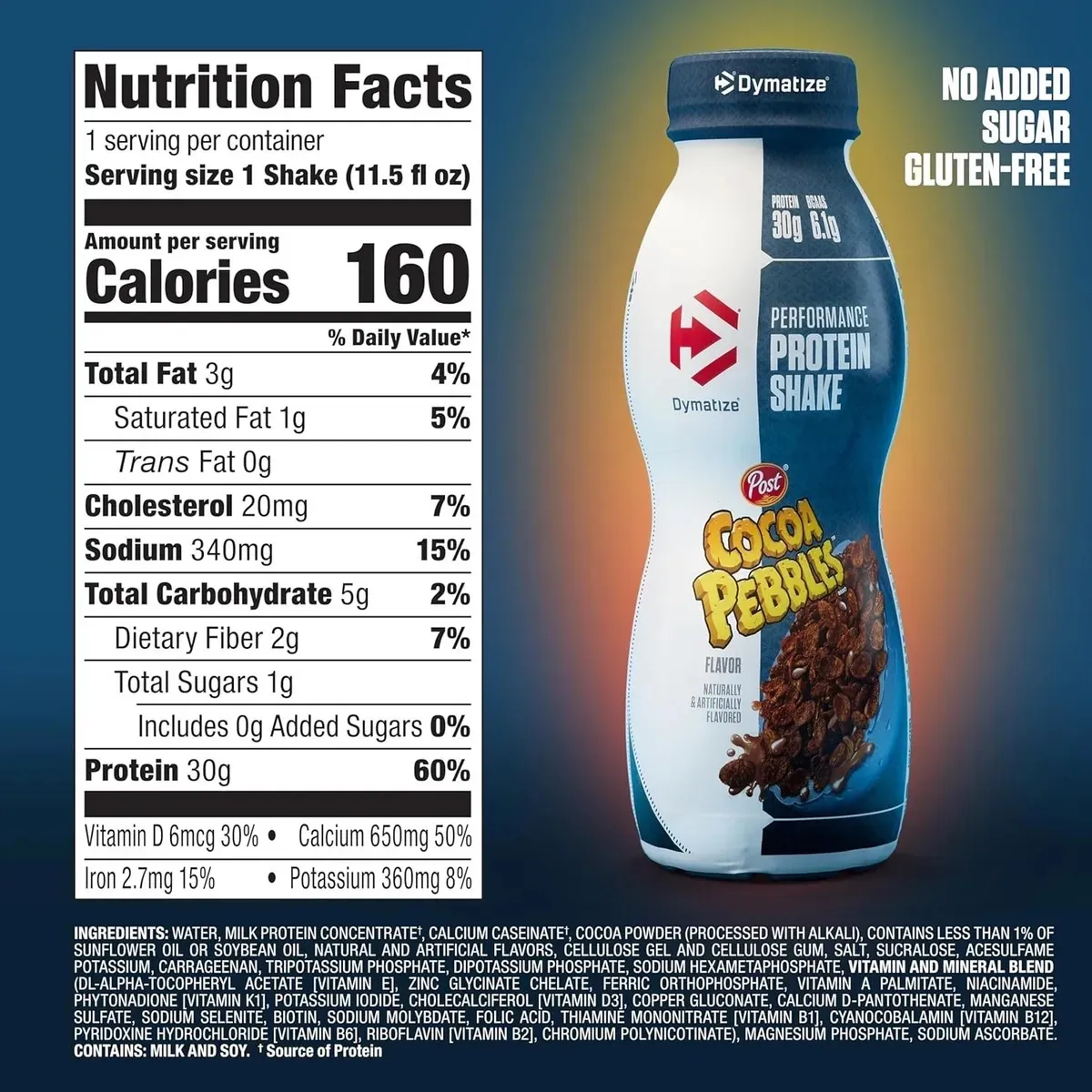 Dymatize Shake Protein Cocoa Pebbles 12 Pzas Cocoa Pebbles - Imagen 2
