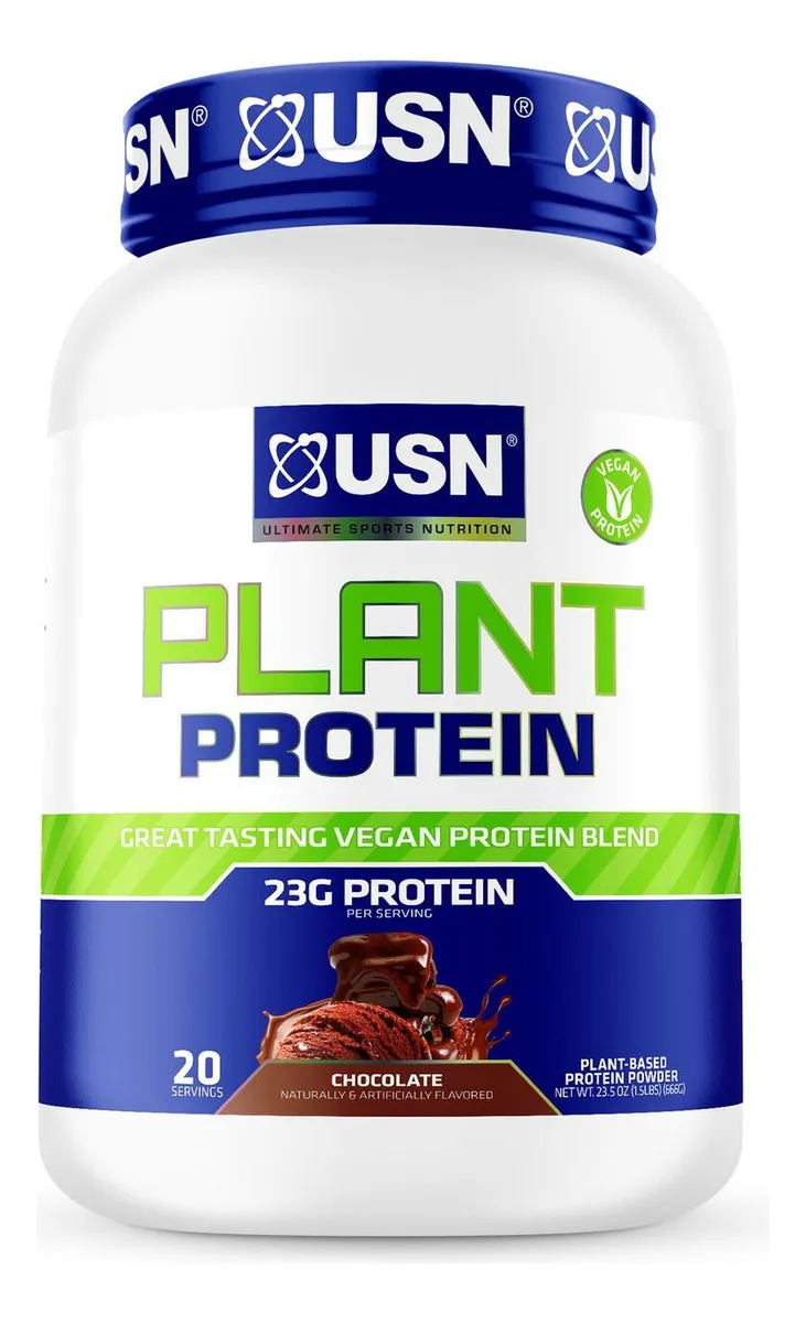 Plant Protein 1.5 Lb Usn Sabor Chocolate