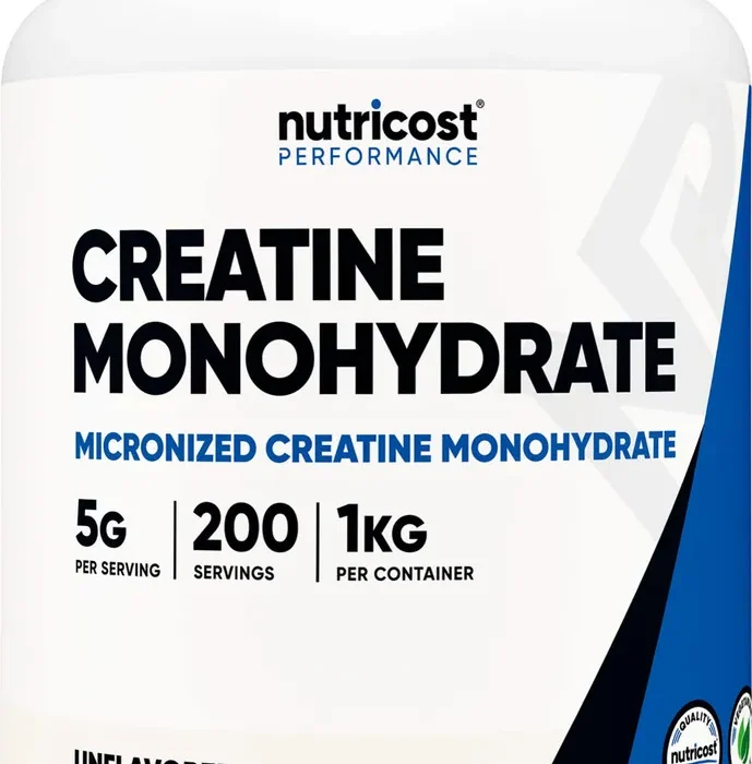 Suplemento Nutricost De Monohidrato De Creatina Micronizado