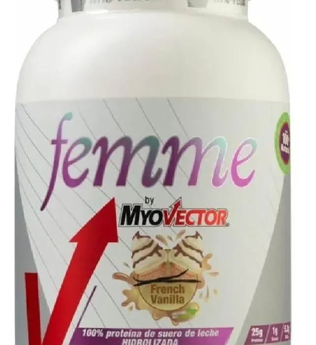Proteína Myo-Vector Femme Vainilla 1.232 kg Hidrolizada Sin Gluten
