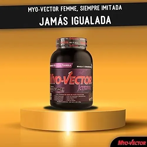 Suplemento En Polvo Myo-vector Myo-vector Femme Proteínas Sabor Moka X 28g - Imagen 5