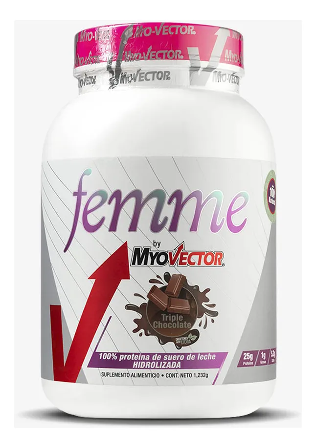 Suplemento en polvo Myo-Vector Myo-Vector Femme Proteínas de Femme sabor chocolate x 28g