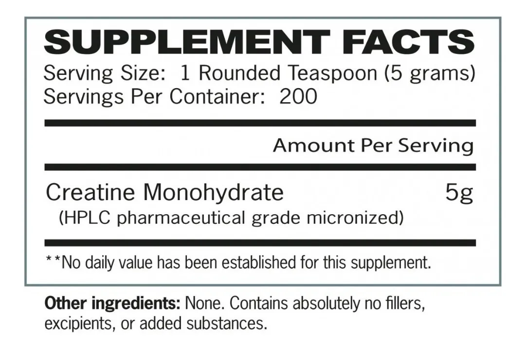 Creatina Monohidratada Micronizada GAT 1 Kg 200 Porciones Sin Sabor Polvo - Imagen 6